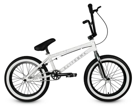 Elite BMX Pee Wee 18" Bike (18" Toptube) (White Splatter)